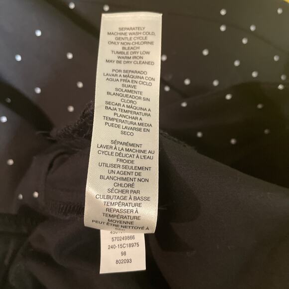 Chico’s Diamond Delight Double Chic Zip Ankle Pant Pattern Black - Size 1.5 NWT - Picture 8 of 8